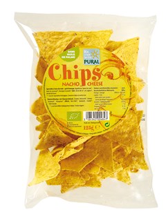 Pural Chips mais nacho cheese bio 125g - 4198